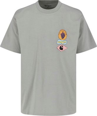 Carhartt Work in Progress T-Shirt Stacked Grapes