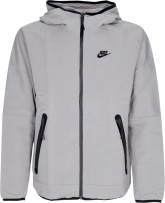 Nike Tech Geweven Windbreaker Hoodie Jas - Heren - Trainingsjackets - Grijs - XL - Nylon - Fitness