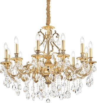 Ideal Lux Ideal Lux Gioconda - L&aacute;mpara Colgante De 12 Luces Dorado