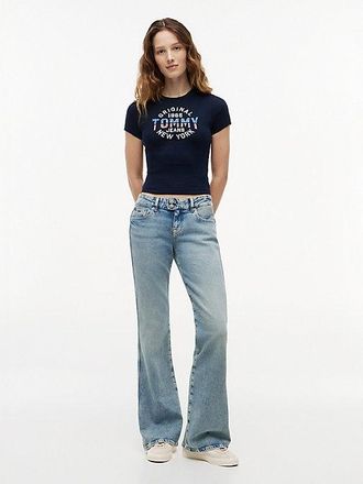Tommy Hilfiger Vaqueros bootcut de talle bajo deste&ntilde;idos