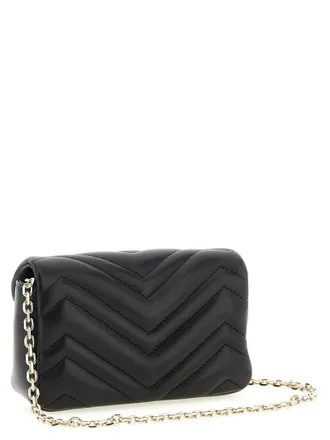 Gucci Womens Black Lamb Leather Shoulder Bag