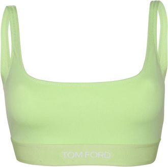 Tom Ford Signature Bralette - Dames - Sport BHs - Groen - S - Tweed - Fitness