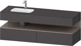 Duravit Qatego Lavabo Encastrado Con Base De Lavabo Consola, - Duravit