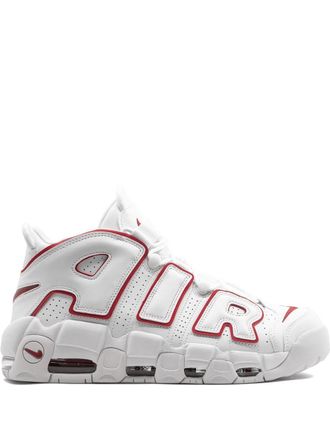 Nike Air More Uptempo 96 White/Varsity Red/White sneakers - unisex - Calf Leather - 12