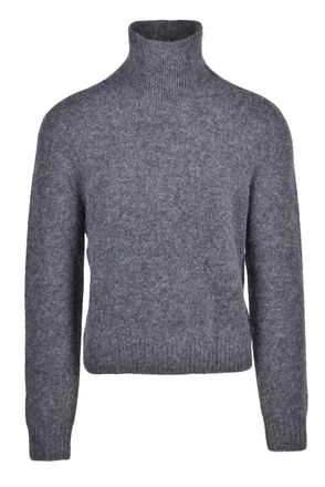Isabel Marant Alpaca Zip Sweater - Grey