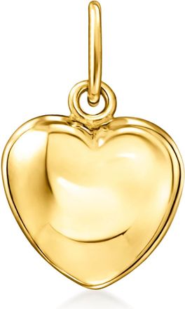 Ross-Simons 14kt Yellow Gold Puffed Heart Pendant