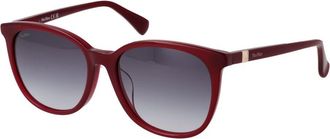 Max Mara Burgundy Acetate Womens Sunglasses