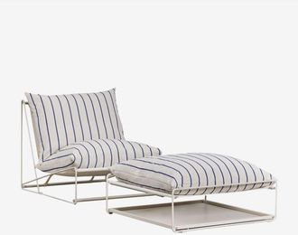 Sklum Sklum - Set da giardino Amaro con poltrona trasformabile e pouf