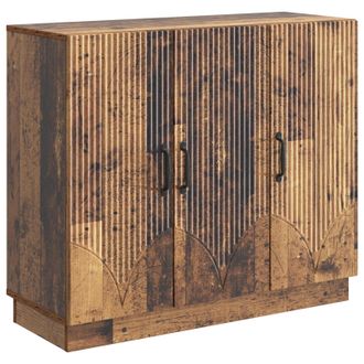vidaXL Aparador Madera Envejecida 89 X 34,5 X 77 Cm Vidaxl