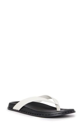 Paige Zadie Flip Flop in Cream at Nordstrom, Size 10.5