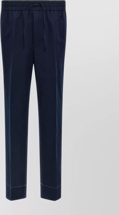 Brioni elastic waistband trousers with side and back pockets