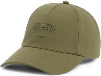 AllSaints Burman Logo Baseball Cap in Olive Green at Nordstrom Rack