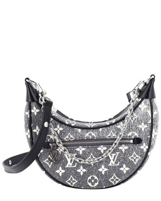 Louis Vuitton Black Monogram Jacquard Denim Loop (Authentic Pre-Loved)