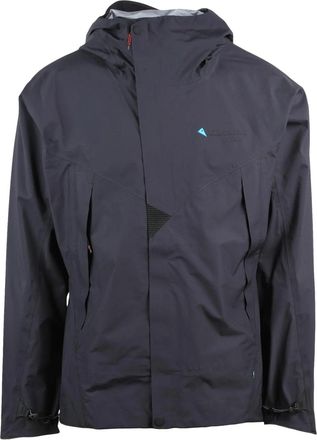 Kl&auml;ttermusen Black Water-Resistant Polyamide Windbreaker Jacket