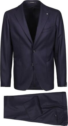 Tagliatore Completo monopetto in lana - Blu