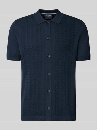 Olymp Level 5 Regular Fit Poloshirt mit 1/2-Arm in Marine, Gr&ouml;&szlig;e XXL