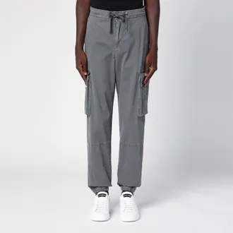 Dolce & Gabbana Light grey cargo trousers