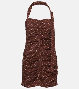 Poss&eacute; Edie polka-dot minidress