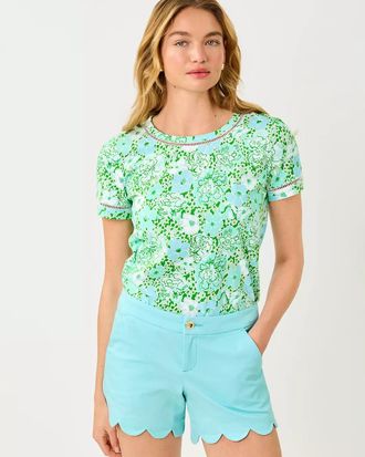 Lilly Pulitzer 5 Buttercup Low Rise Stretch Short
