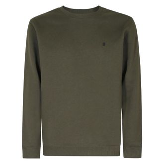 Dondup Hoodies & sweatvesten, Heren, Groen, XL, Katoen, Felpa Girocollo Cotone