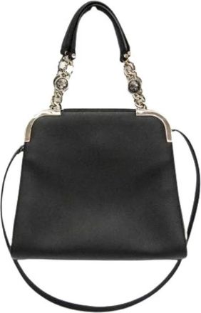 Bulgari Pre-owned Handbags, female, Black, Size: ONE SIZE Pre-owned Monete Handbag