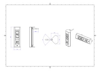 Bachmann Regleta Esquinera Casia 2 Con 2xtt + Usb A/c: Eficiencia Y Estilo En Tu Cocina