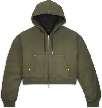 Nike Jordan (WMNS) Air Jordan x Travis Scott Canvas Hooded Jacket Asia Sizing Cargo Khaki FD9114-325