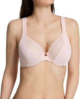 Playtex Front Close No Poke Dreamwire Bra In Pink