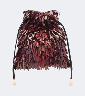 La DoubleJ Dustbag embellished pouch
