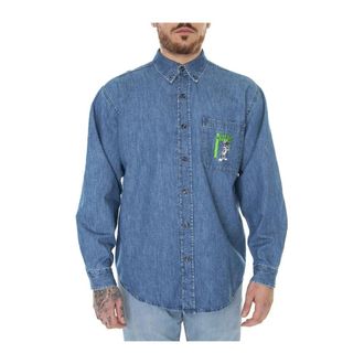 Iuter Denim Overhemd - Heren - Spijkeroverhemden - Blauw - M - Denim - Overhemden
