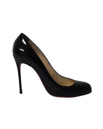 Christian Louboutin Pre-owned Womens Simple Pumps in Black Patent Leather Leather (archived) - Size UK 5.5