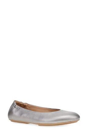 Dansko Mollie Ballet Flat in Pewter Metallic at Nordstrom Rack, Size 36