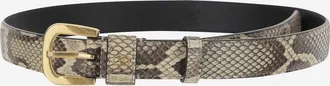 Valentino Garavani Womens Python Leather Belt