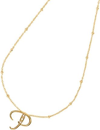 Dower & Hall Gold Vermeil & Diamond Letter Pendants