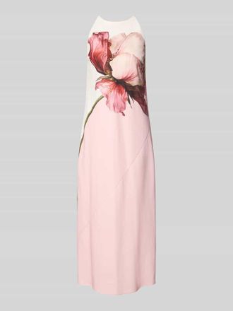 Ted Baker Midikleid mit floralem Allover-Print Modell Lowela in Rosa, Gr&ouml;&szlig;e 36