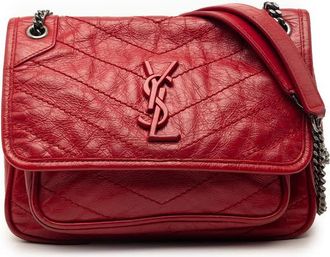 Saint Laurent Pre-owned Saint Laurent Baby Crinkled Calfskin Niki Ladies E3CR5K7XRSEFH84A