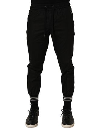 Dolce & Gabbana Cotton Joggers - Black