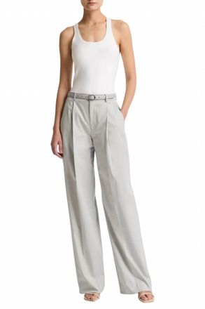 Vince Camille Wide Leg Trouser In Pale Tide