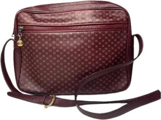 Celine Pre-owned Vintage Cross Body Bag - Dames - Vintage Schoudertas - Paars - ONE Size - Leer - Vintage