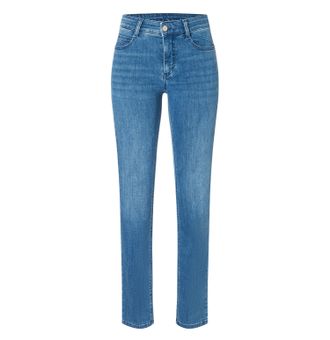 MAC Broeken Slim-fit-Jeans MAC DREAM, Damen, Gr. 34, L&auml;nge 34, light blau used wash, Denim/Jeans, Obermaterial: 82% Baumwolle, 9% Polyester, 5% Elastomultiester, 