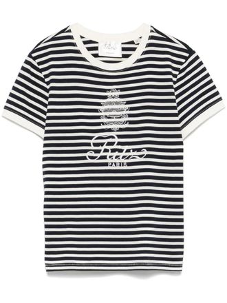 Frame Denim logo-embroidered T-shirt - Blue