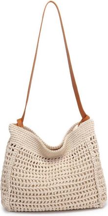 Moda Luxe Womens Bree Shoulder Bag In Ivory Tan