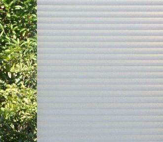 OEM Rollo De L&aacute;mina Para Ventanas Con Efecto De Privacidad (dise&ntilde;o De Persiana) - 45 X 200 Cm, Adhesivo Est&aacute;tico Para Vidrio Para El Hogar
