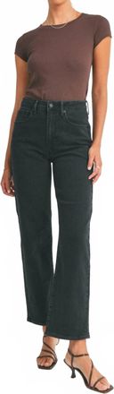 Just USA Relaxed Straight Jean In Black
