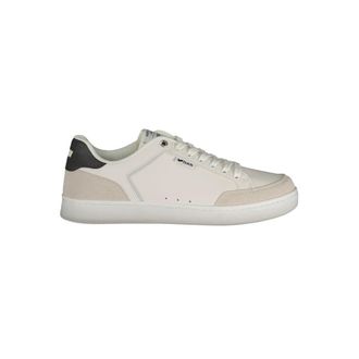 Gas Witte Polyurethaan Heren Sneaker