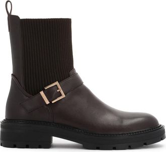 Kazar Georgia Enkellaarsjes - Dames - Enkellaarsjes - Bruin - 38 EU - Leer - Schoenen