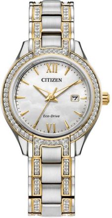 Citizen Womens Silhouette crystal White Dial Watch