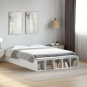 vidaXL Giroletto Bianco 135x190 cm in Legno Multistrato - Vidaxl