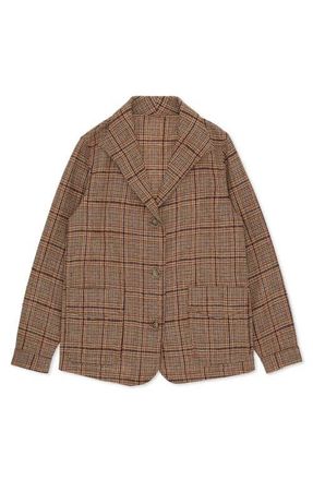 Fortela Scotland Classic Check Wool Jacket in Multicolor at Nordstrom, Size 44 Eu