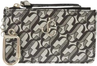 Jimmy Choo London Pre-owned Wallets, female, Gray, Size: ONE SIZE Pre-owned Leather Wallet